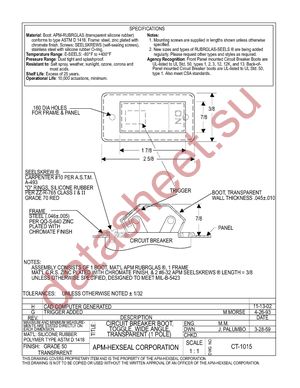 CT1015 datasheet  